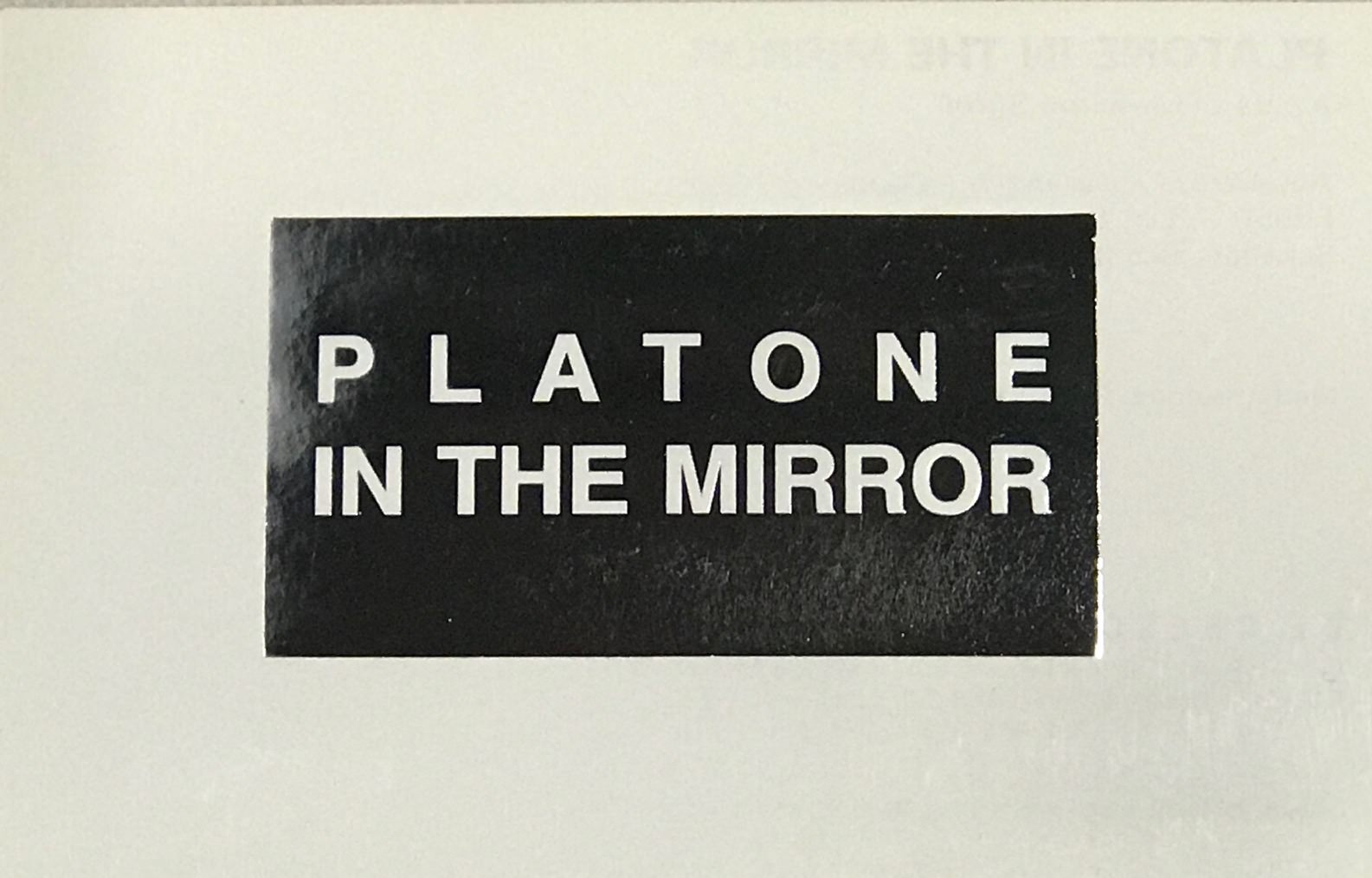 Platone in the Mirror – collettiva