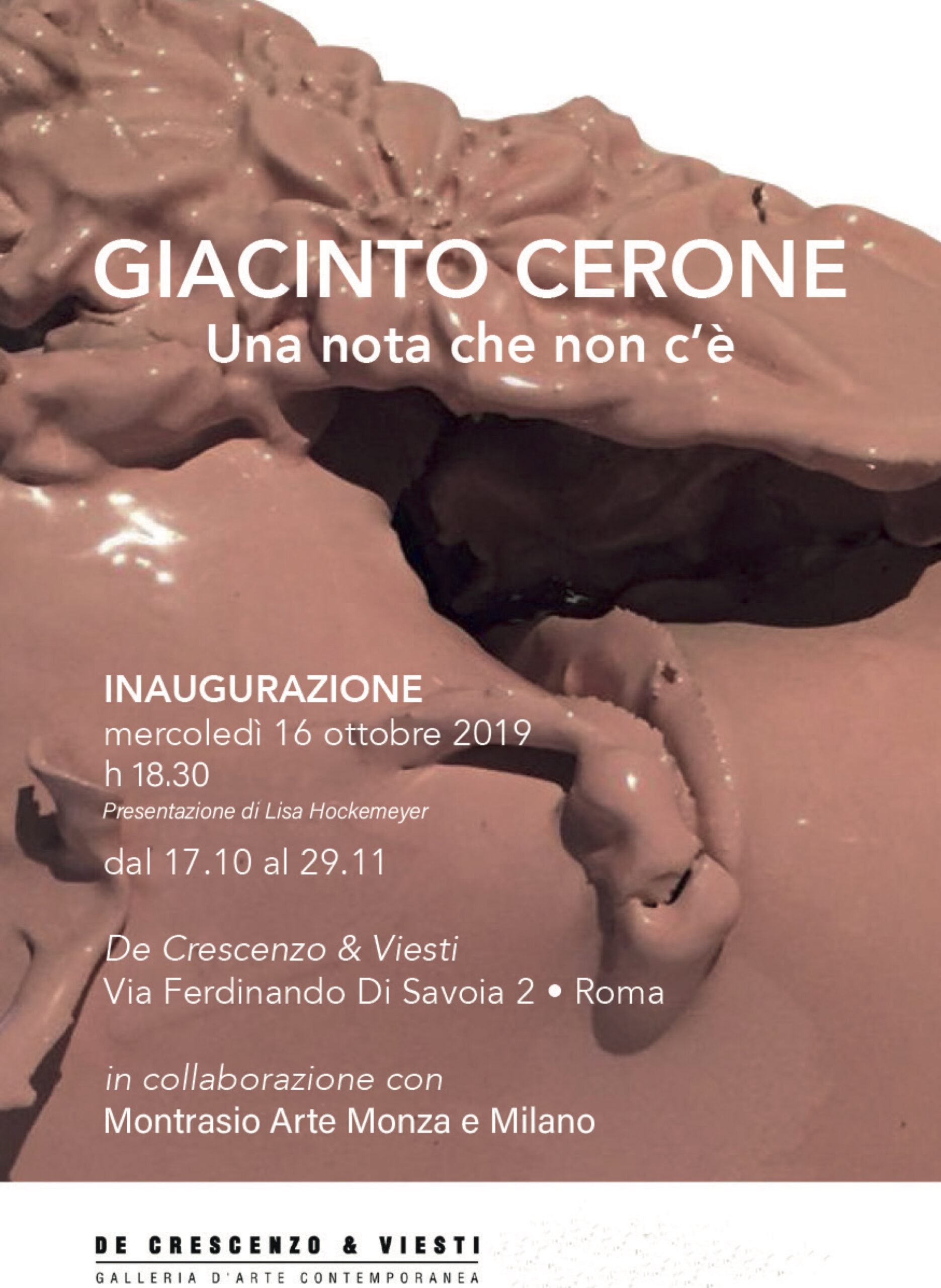 Giacinto Cerone – Una nota che non c’è